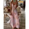 IHUASU Spring Summer Women's Dress Slimming Long Floral Slip Dress
