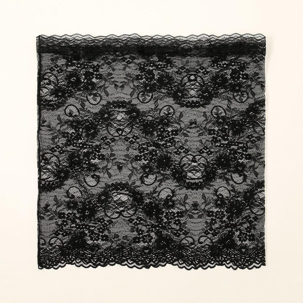 Белый Черный Женский Кружевной Кольцо Шарф Новый Однотонный Сквозной Шарфы Мягкий Женский Шаль Платок Свадебный Накидка Шали Корейский Стиль