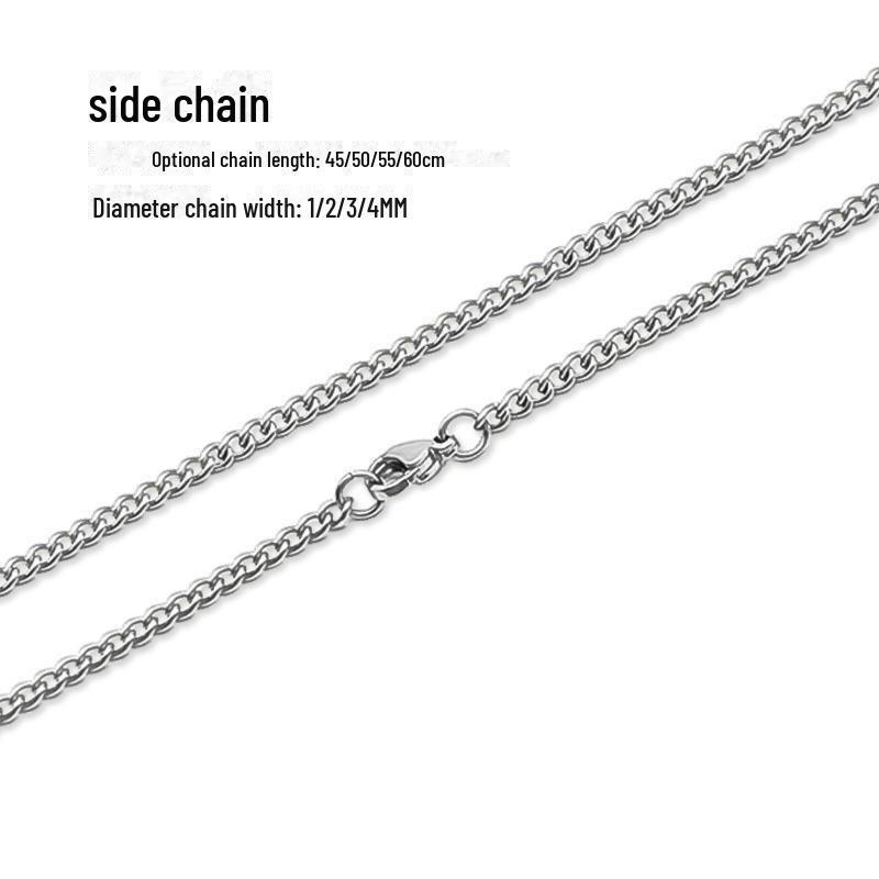 Универсальный мужской кулон из нержавеющей стали с цепочкой