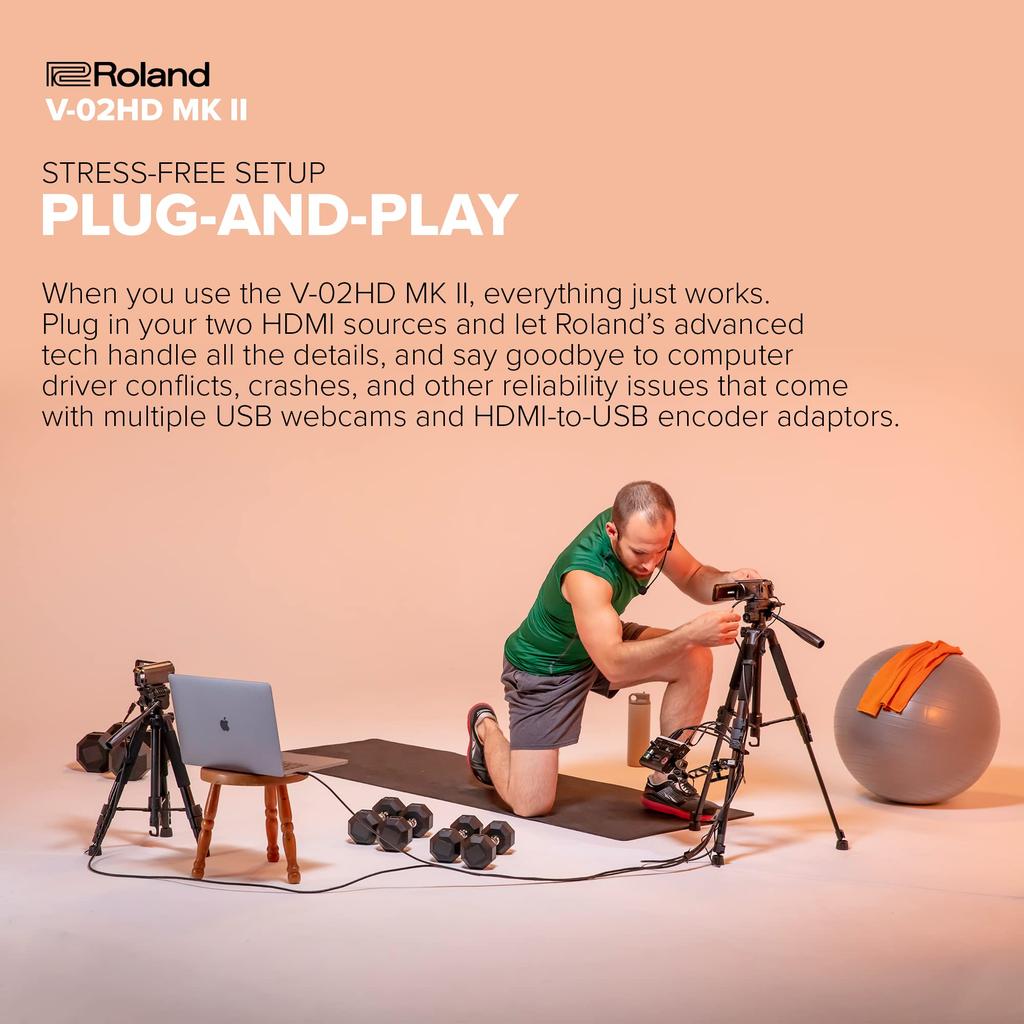 Roland Streaming Video Mixer Roland V-02HDMK2
