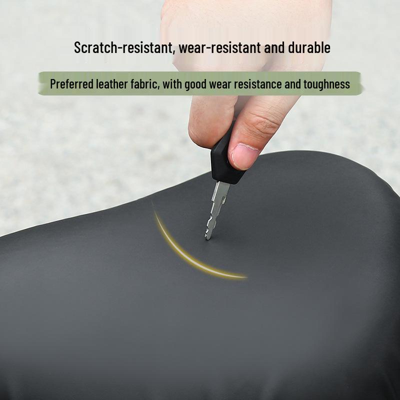 Universal Waterproof PU Seat Cover for Electric Scooters & Bicycles - All-Season Sun Protection