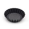 Формочки для яичных тарталеток из черной углеродистой стали с волнистыми краями (2-Pack)