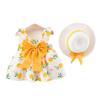 Summer New Girls Cotton Princess Spaghetti Strap Dress Cute Baby Cotton Cloth Skirt Children Clothing