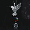 SUNCATCHER Rainbow Crystal Bird Wind Chime Window Ornament