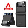 Magnetic Hinge Case For Samsung Galaxy Z Flip 4 Full Protector Case With Camera Lens Film Cover For Samsung Galaxy Z Flip 4 Case