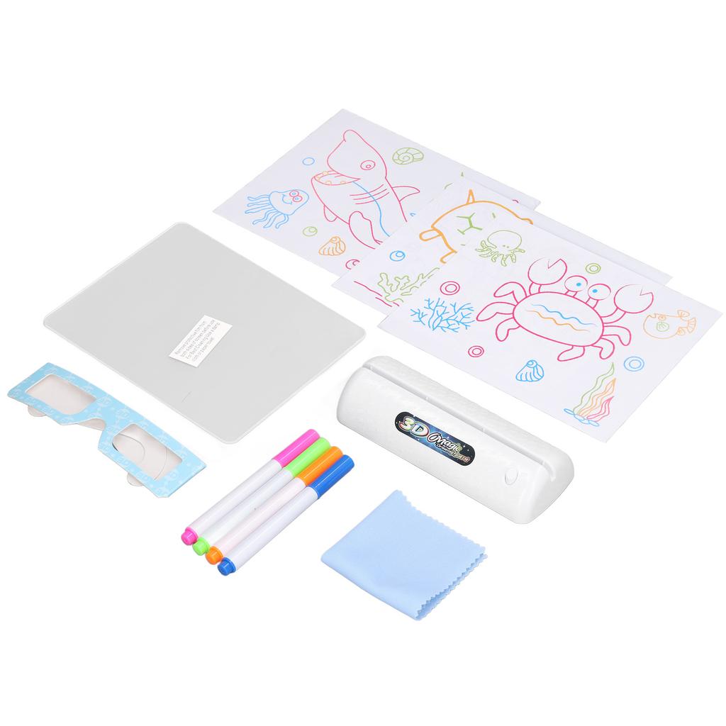 Ultimate Light Board DIY 3D Luminous Colorful Doodle Light Board for Kids Children Ocean