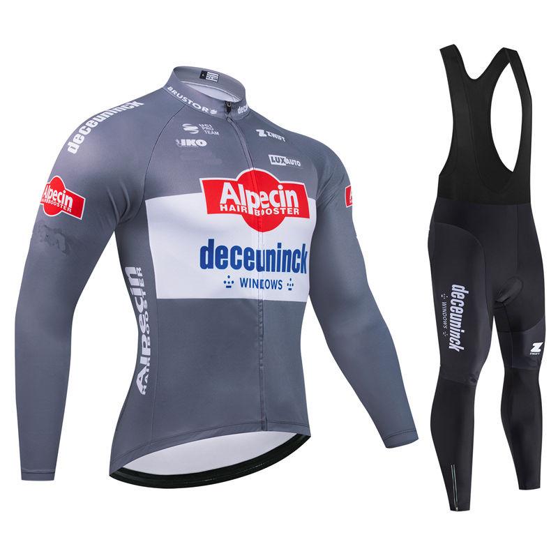 2026 Alpecin Команда Дышащий Длинный Рукав Мужской Велосипедный Джерси Комплект MTB Велосипедная Одежда Осень Велосипедная Одежда Maillot Ropa Ciclismo