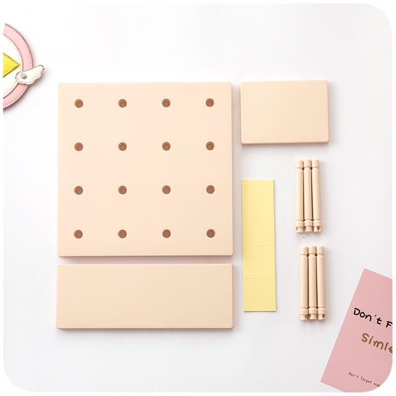 Монтажная настенная доска с отверстиями, настенная полка, вешалка для перфорации, книжная полка, полки для дисплея, подставка, стол для спальни, настенный держатель для хранения