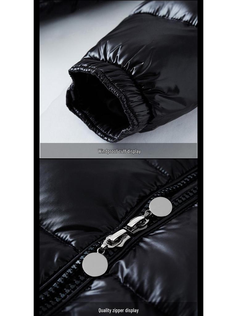 Мужская новая стильная яркая плотная пуховая куртка - Модная короткая куртка для пары