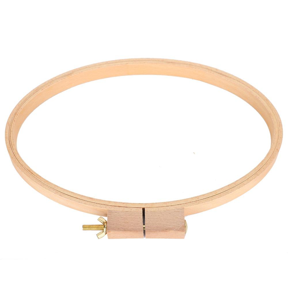 Wide Wooden Frame Embroidery Hoop Universal Clamp Wood Embroidery Hoop Desktop Craft