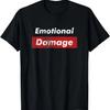 Emotional Damage Funny Viral Meme Box Logo T-Shirt