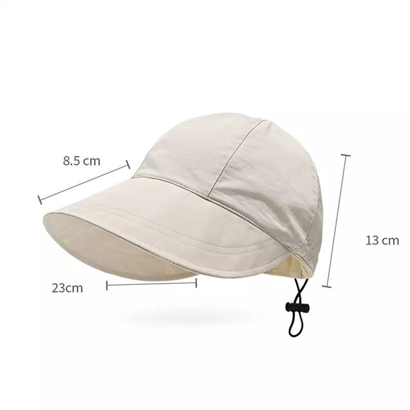 Women Ladies Summer Wide Brim Foldable Sun Hat Anti-Uv Beach Visor Caps Hats
