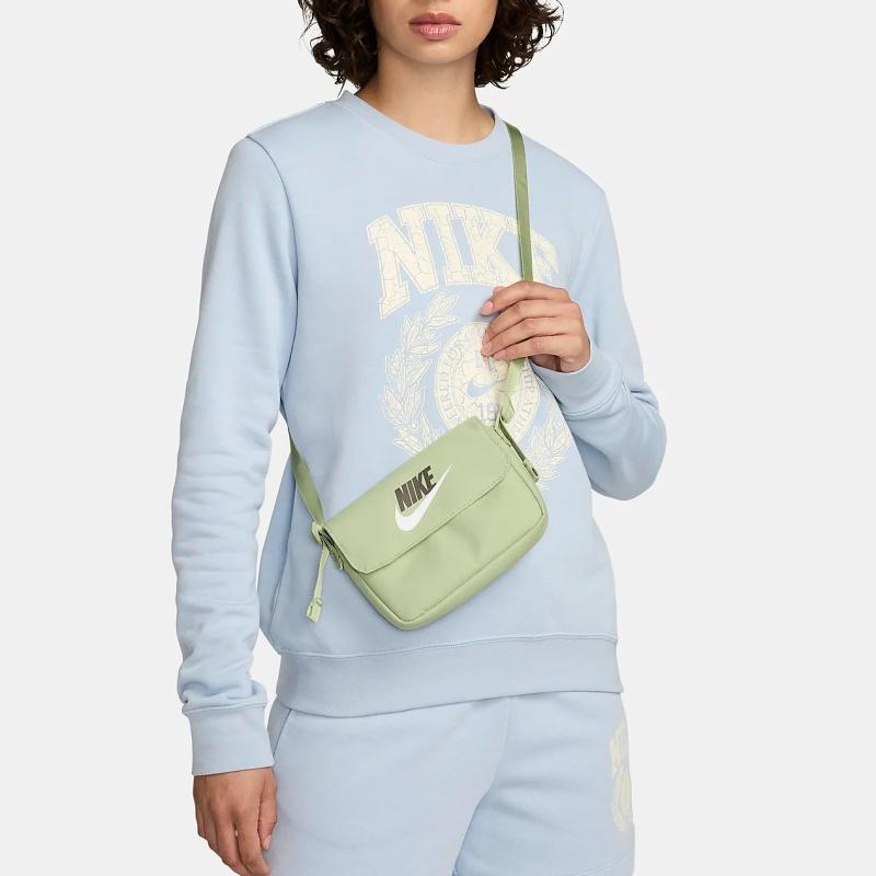 Nike Тканевая сумка через плечо, сумка кроссбоди унисекс, светло-оливково-зеленый, серый, повседневная FQ5815-371