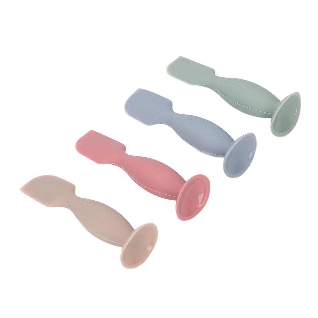 4 шт. Детский шпатель для крема для подгузников, мягкий, для новорожденных, силиконовый аппликатор для детской попы