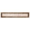 MARSA Runner Rug Black 50 x 250 cm Polyester and PVC