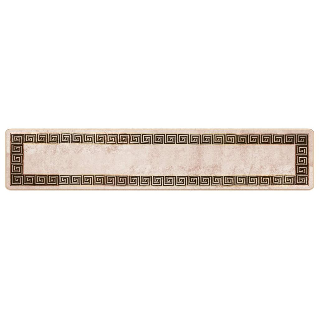 MARSA Runner Rug Black 50 x 250 cm Polyester and PVC