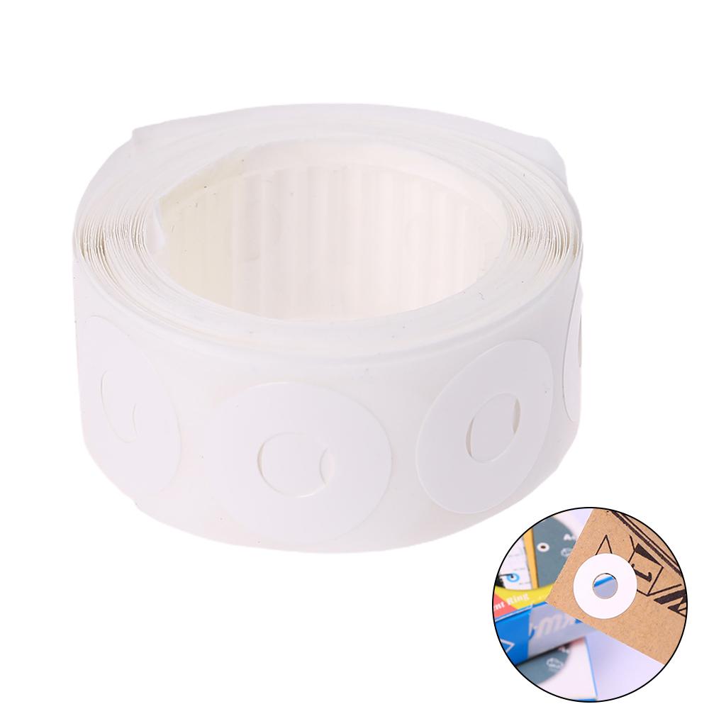 250 шт./коробка с отрывными листами бумаги для укрепления отверстий этикетки круглые наклейки офисные этикетки самоклеящиеся дыроколы протектор