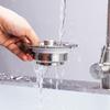 Bouncing 3 in 1 Kitchen Sink Drain Strainer Kitchen Sink Stopper  for US Standard 3-1/2" Drain