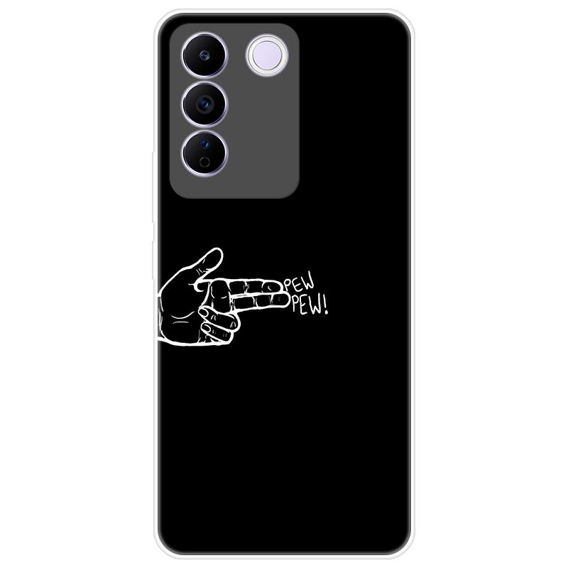 For Vivo V27e V 27e Case Soft Silicone Back Cover Cartoon Phone Case Diversification