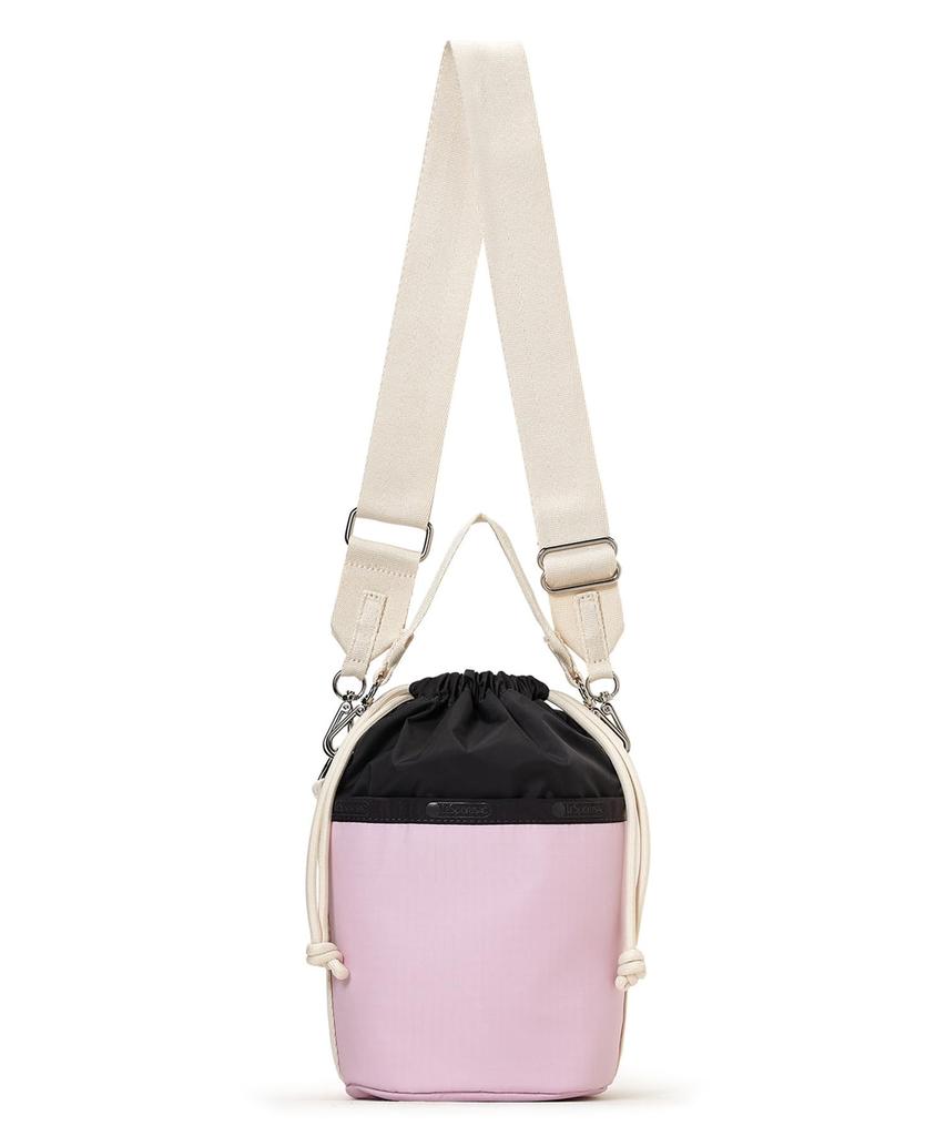 Сумка через плечо SM DRAWSTRING BUCKET 3040 Сиренево-серый Песочный Штрих-код [LeSportsac] [Официальный] / / /