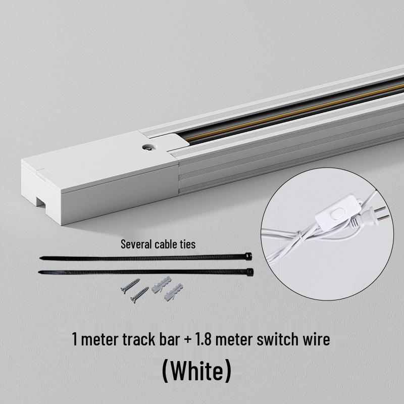 Медный рельсовый светодиодный прожектор для растений: Универсальный алюминиевый трековый светильник, 0,5 м рельс