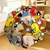 Cartoon rabbit Yellow Bird Umbrella 8-Frame for Travel, camping, Casual Lightweight Portable Umbrella, Essential for every family Holidays Gift