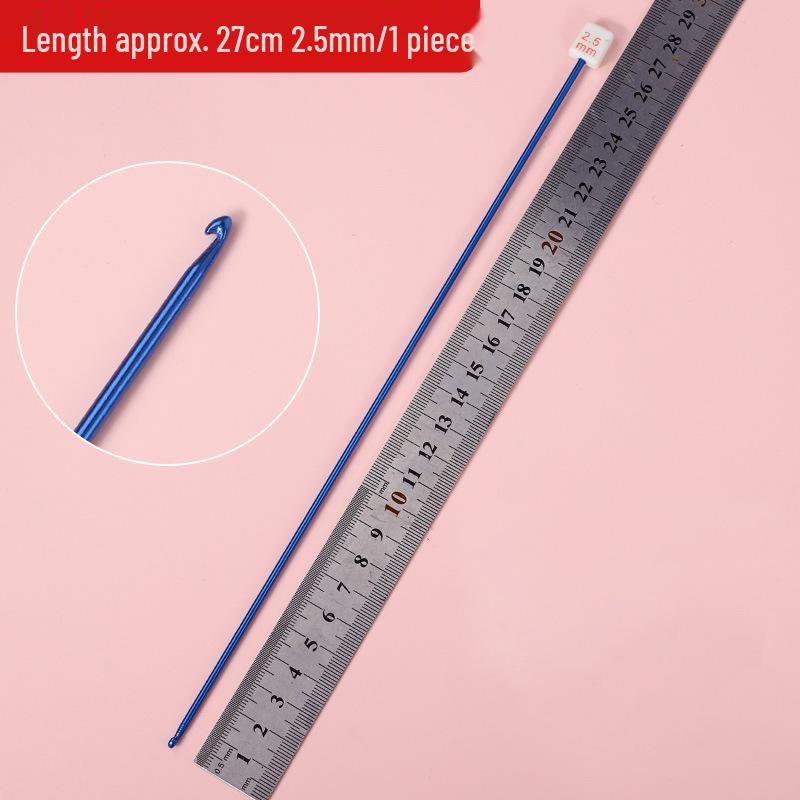 Набор афганских крючков для вязания: Длинные алюминиевые крючки ручной работы и цветная пряжа для проектов вязания своими руками