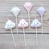 Single Multi-color Diamond Cloud Birthday Candle Cake Baking Decoration Party Supplies Creative Colorful Candle