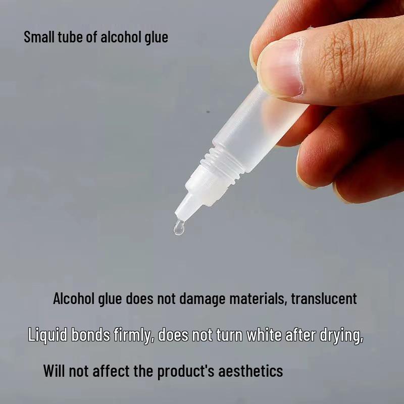 10 мл Быстросохнущий Прозрачный Клей для Ткани, Пеньковой Веревки, Пуговиц - 10 г