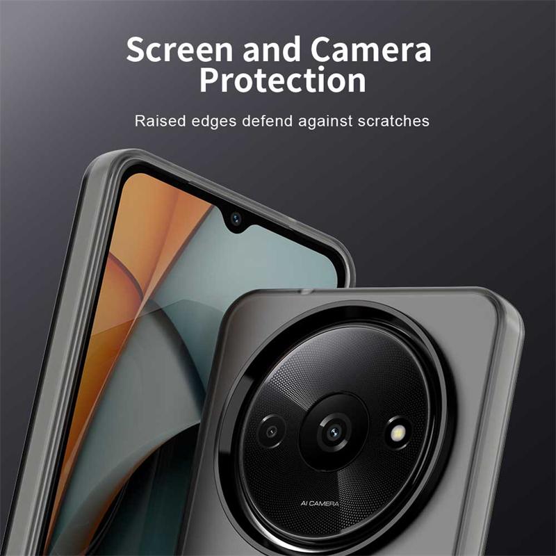 Прозрачный чехол для Xiaomi Redmi A3 Чехол для Redmi A3 A3X Магнитная адсорбция Беспроводная зарядка Полная задняя крышка для чехла Redmi A3