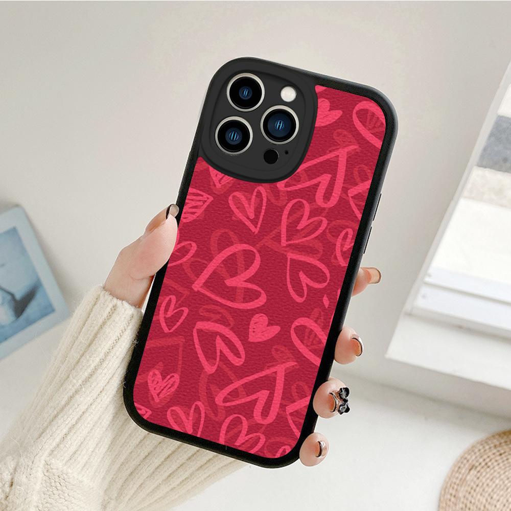 Для Iphone14 милый чехол для телефона с сердечком для Iphone 14 13 11 12 Pro MAX 13 12 MiNi 7 8 14 plus X XS XR защитные чехлы из овечьей кожи
