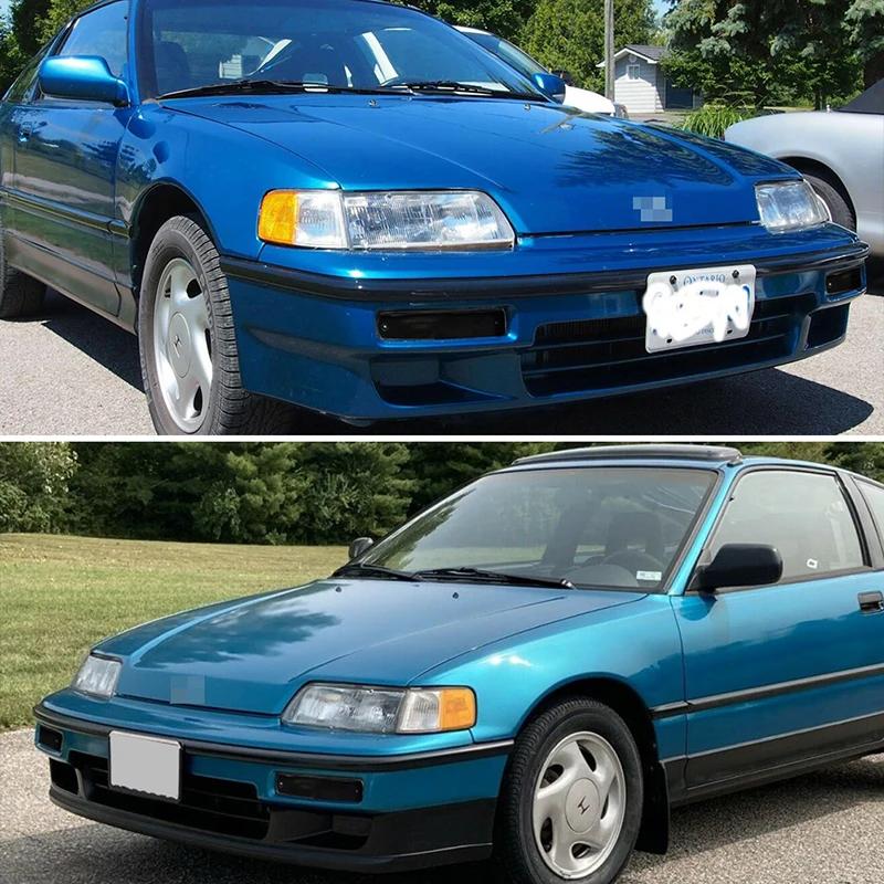 Front Bumper Turn Signal Light, DRL/Driving Light Housings Kit For 1990 1991 Honda CR-X CRX, No Bulb / Socket, Car Accessories
