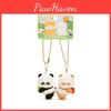 Adorable Miniature Animal Couple Magnetic Keychain Pendant Cute Gift For Collectors