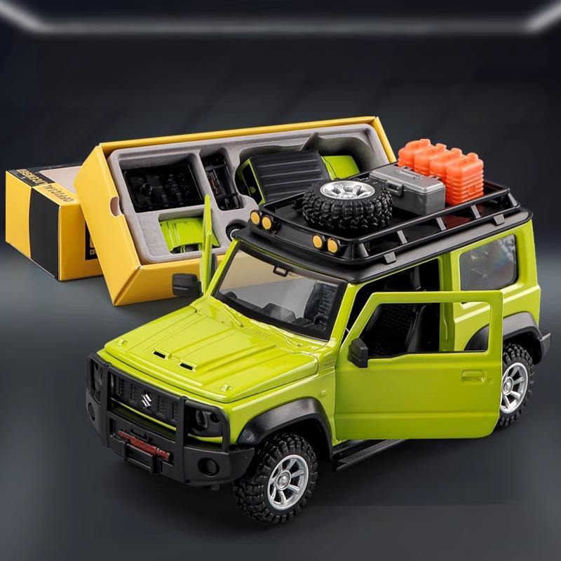 ОСО 1:32 Suzuki Jimny Сборная версия Литой металлический модель-конструктор Автомобильная игрушка Украшения Декоративное модное украшение В подарок другу