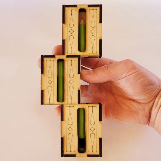 Деревянная игрушка для фокусов, винтажная игрушка-головоломка для фокусов, портативный набор реквизита для фокусов, подарок для детей и взрослых, любителей головоломок