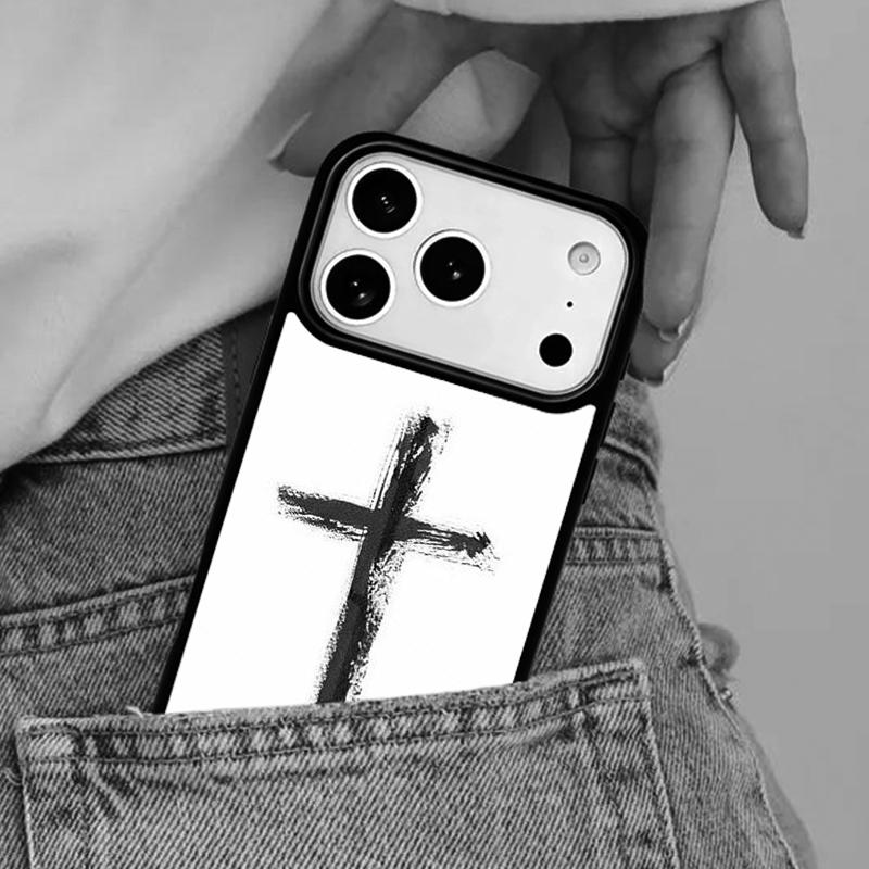 Чехол для телефона Christian Cross с изображением Иисуса Христа из Библии для iPhone 16e 15 14 13 12 17 Pro Max Plus Air 17pro Чехол Coque
