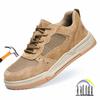 Summer Breathable Mesh Safety Shoes Steel Toe Safety Boots for Women Lightweight Non-slip Work Shoes for Men Protective Footwear