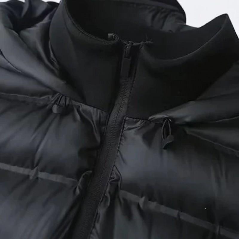 Womens French Style Casual Warm Cotton Jacket Long Sleeve Short Coat