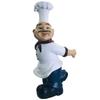 Держатель для винной бутылки в виде шеф-повара, Декорация-шеф-повар из смолы, Статуэтка шеф-повара, Декорация для винного бокала, Винная стойка-шеф-повар из смолы
