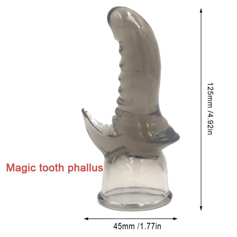 G-точка Стимулирующий Вибратор Насадка Эротические Аксессуары AV Стержень Насадка Волшебная Палочка Насадка Взрослые Секс-Игрушки для Женщин Массажер