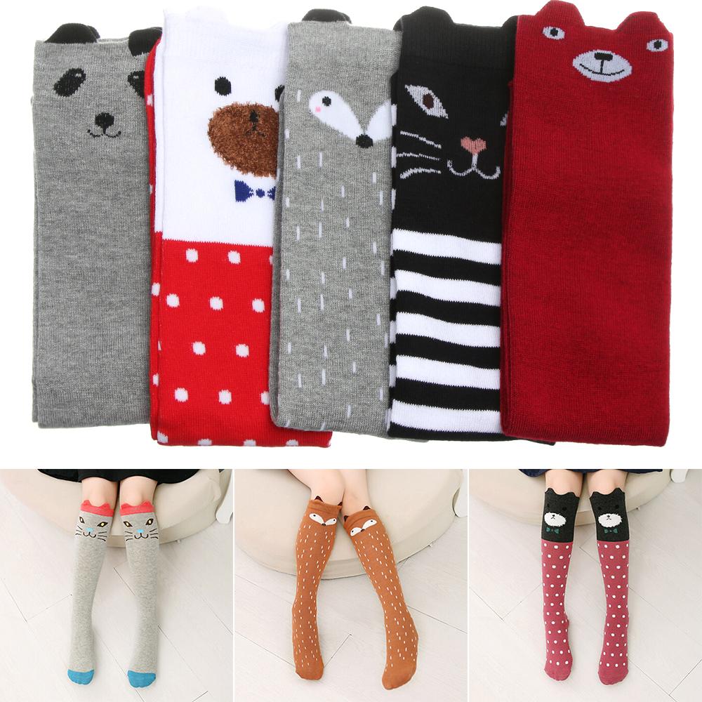 Girl Socks Warm Winter Kids Dance Socks Long Tube Children's Knee Socks Leg Warmers