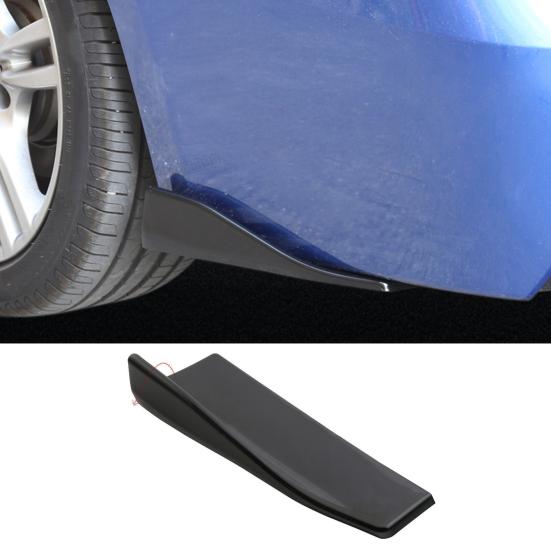 2Pcs Carbon Fiber Car Side Skirt Spoiler Rocker Splitters Anti-Scratch Wings