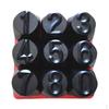 9pc Steel Punch Numbers 5/16'' 8mm Number Stamp Metal Leather Craft Tool 0-