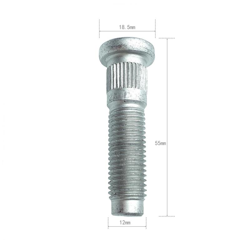 C2C35294 Колесный болт M12 x 1.5, 50 мм, Гайки колесные, Подходят для Jaguar, Обслуживаемые, Колесные шпильки компактные