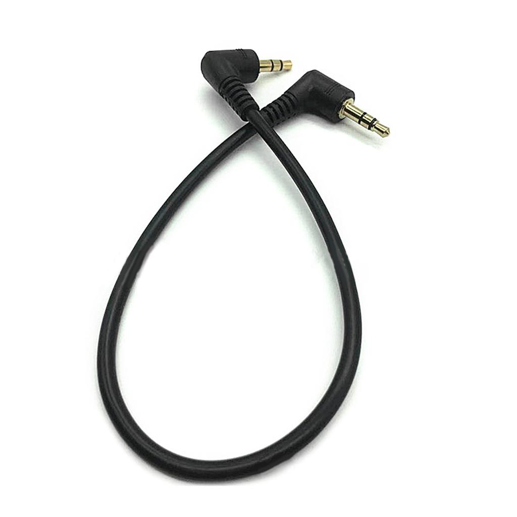 3.5mm Male To Male Stereo Audio Cable 90Degree Angled 3 Pole Fit for Car Headphone Auxiliary Cord Wire Converter MP3/MP4