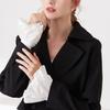 New White Detachable Fake Sleeves Bubble Sleeves Pleated Ruffle Edges Decorative Wristband Sweater Decorative