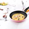 COOKER KING 26/28см Сковорода для завтрака, яичница, сотейник, вок с низким дымообразованием и ручкой против ожогов, антипригарная сковорода, кухонная посуда