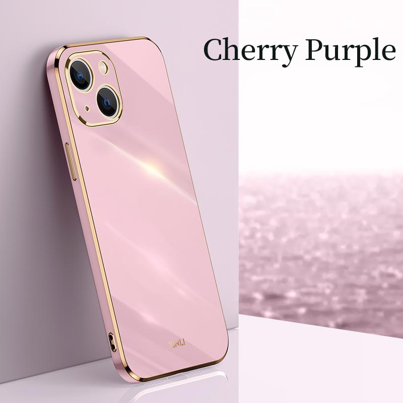 Позолоченный защитный чехол для телефона для iPhone 13 12 11 Pro Max Mini X XR XS Max 8 7 6s 6 Plus SE Роскошный мягкий силиконовый чехол из ТПУ