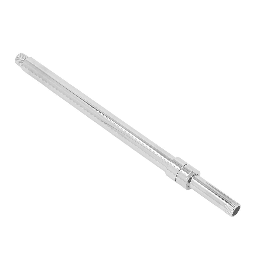 27.6in Ceiling Mount Rain Shower Head Shower Arm Adjustable Shower Extension Arm Stainless Steel