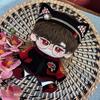 Niannyyhouse 15cm Plush Clothes Set with Red Flame and Accessories Headwear, Coat, Shorts, Shoes, (15cm)